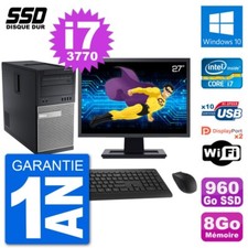 PC Tour Dell 7010 Ecran 27"