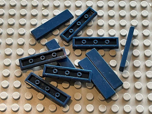 Lego tile dark blue - x,
