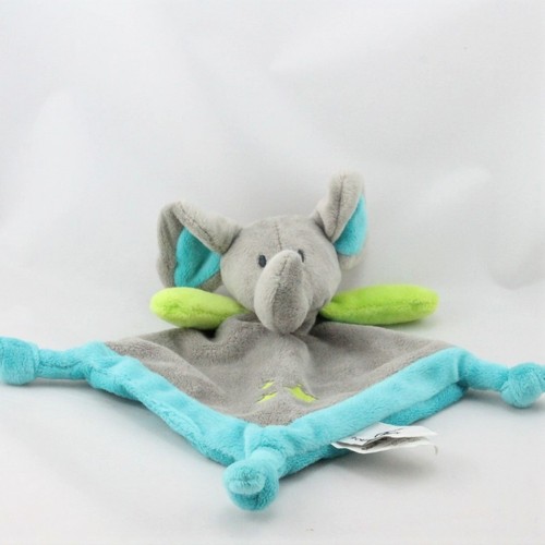 Doudou plat éléphant girs