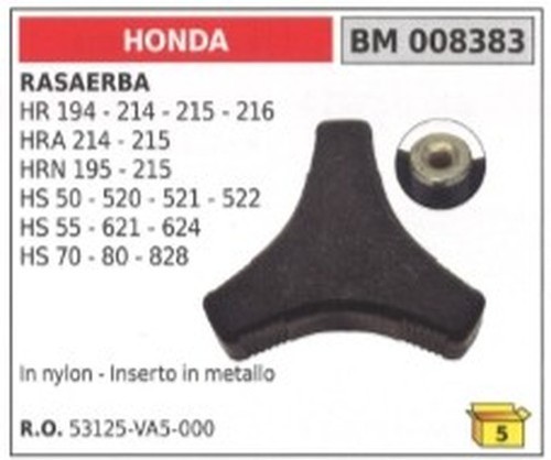 Bouton poignée nylon insert - poignée,
