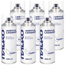 6 x vernis transparent