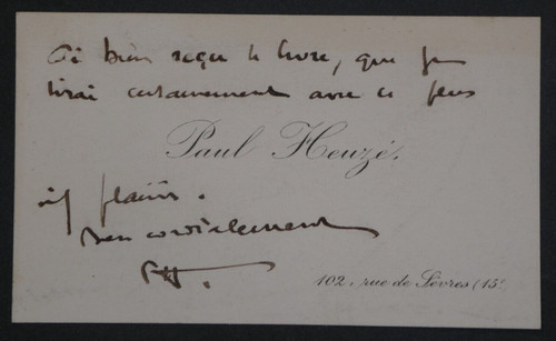 Paul heuzé écrivain - Écrivain, carte