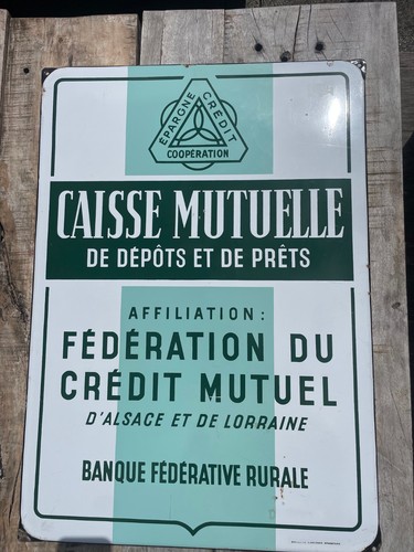 Plaque émaillée fédération - émaillée,