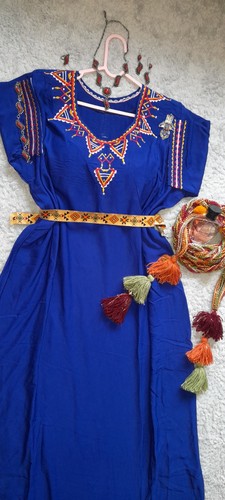 Robe kabyle brodée - robe,