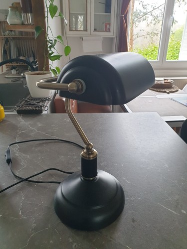 Lampe bureau style - lampe, banquier