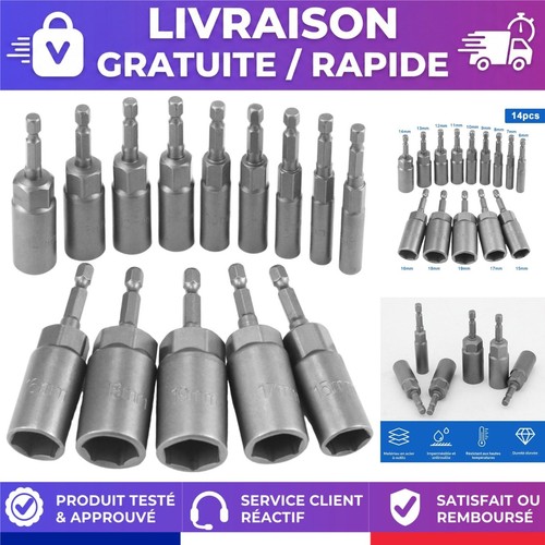Embouts douille visseuse - douille,