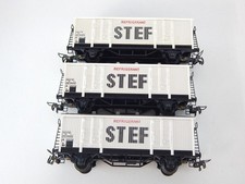 HORNBY LOT 3  WAGONS COUVERT A ESSIEUX STEF FRIGORIFIQUE HO SANS BOITE