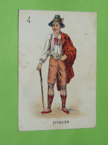 Chromo 1900 1914 carte jeu - chromo, 1900-1914
