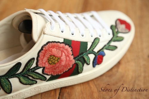 Baskets gucci cuir blanc à - baskets,
