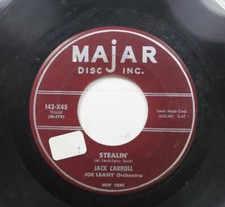 50'S & 60'S 45 Jack Carroll - Stealin / Loretta Sur Majar Disque Inc