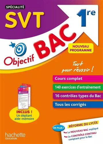 Objectif bac specialite svt - objectif,
