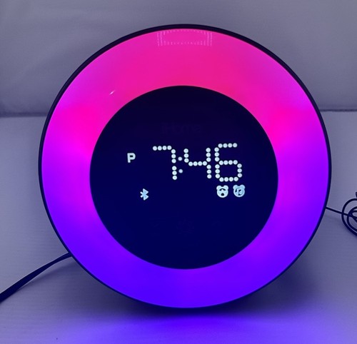 Ihome powerclock glow ibt295b - glow,
