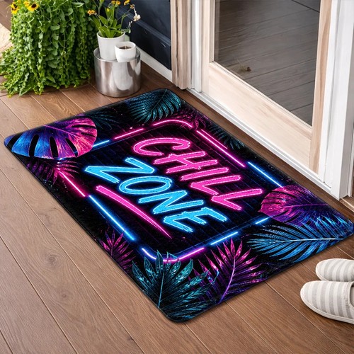 Neon glow rug - rug, suitable
