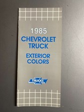 1985 Chevrolet Passager Cars