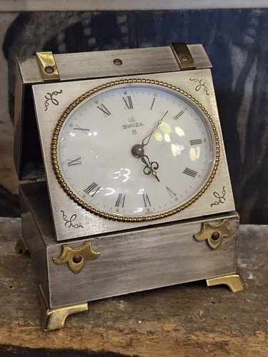 Ancien réveil malle uti swiza - réveil,