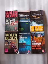 6 thrillers scandinaves -Frimansson -Indridason  -Adler-Olsen 