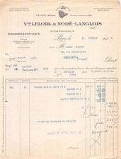 1936 BROSSES ET PINCEAUX VEUVE LELOIR & NODE LANGLOIS A PARIS - M. GUINGOT A