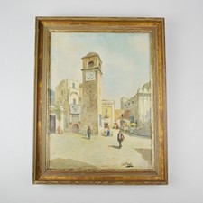 Tableau Huile - Île Capri -