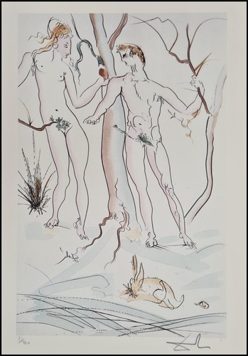 Salvador dali adam eve - salvador,