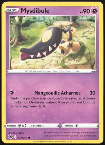 Carte pokémon mysdibule - carte,