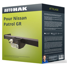 Attelage pour Nissan Patrol GR IV type Y60A démontable avec outil Auto Hak TOP