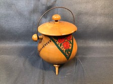 Ancien petit pot en bois buis