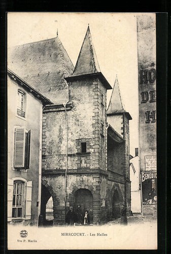 Cpa mirecourt les halles - mirecourt,,