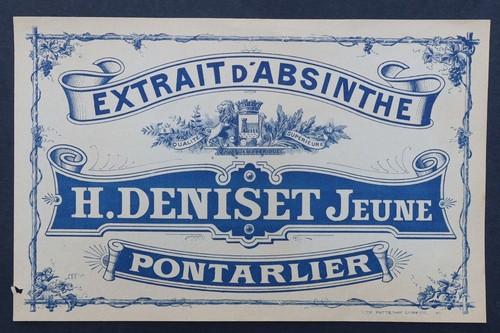 Pontarlier grande étiquette - pontarlier,