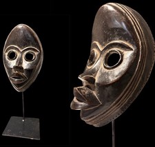 Art Tribal Africain Ancien Masque DAN Côte-d’Ivoire Collection Parisienne 1950