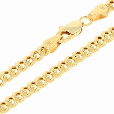 14K or Jaune 4mm Miami Cubain