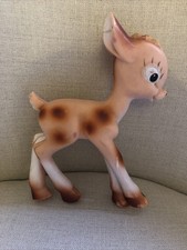Jouet pouet en plastique Walt Disney Bambi 1959 vintage