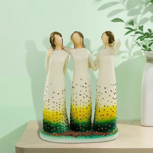 Figurine sœur résine - en,