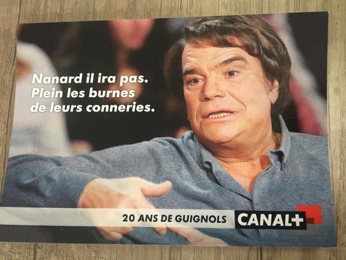 Carte postale bernard tapie - carte,