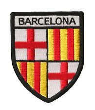Patche Barcelone Barcelona écusson brodé transfert patch thermocollant Barça