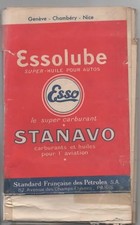 ESSO  CARTE ROUTIERE ESSOLUBE  FRANCE ENTIERE 
