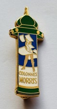 Broche Brooch Colonnes Colonne Morris bleu Marilyn Monroe Pub Paris pin up