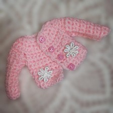 Cardigan en tricot fait main