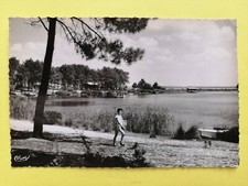 cpsm 33 - Lac Etang de LACANAU vers 1950 Gironde LONGARISSE