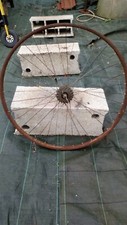 Roue avant vélo ancien