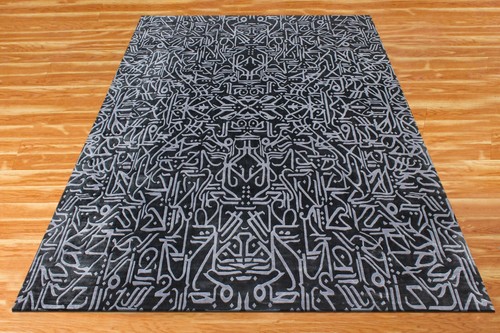 Tapis salon soie 100 - de,
