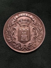 MÉDAILLE ARGENT MASSIF SIGNE