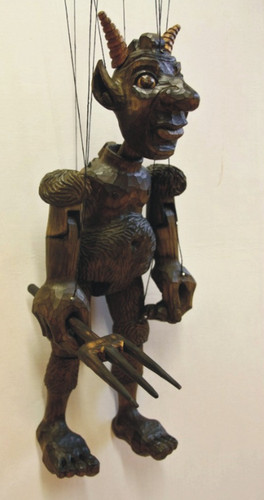 Marionnette diable poupée - marionnette,
