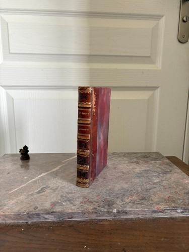 Livre ancien cuir relié - livre,