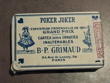 Jeu de 53 cartes à jouer