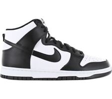 Nike Dunk high Retro Hommes Sneaker Cuir Blanc-Noir DD1399-105 Sport Chaussures