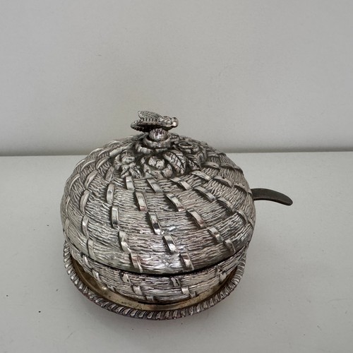 Pot miel vintage ruche - miel,