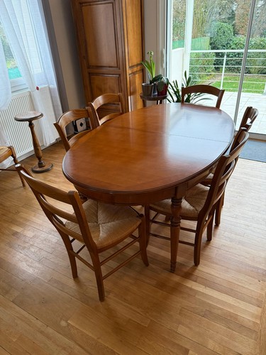 Grande table merisier - table, et