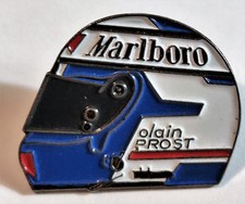 A19 Pin's Pins Pin  épinglette MARLBORO / CASQUE / ALAIN PROST / F1 / BE