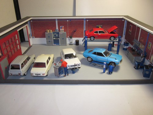 Modèle garage pour voiture - modèle,