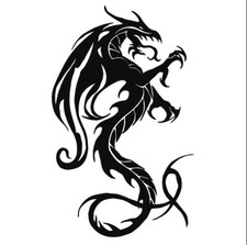 Sticker autocollant DRAGON-TRIBAL